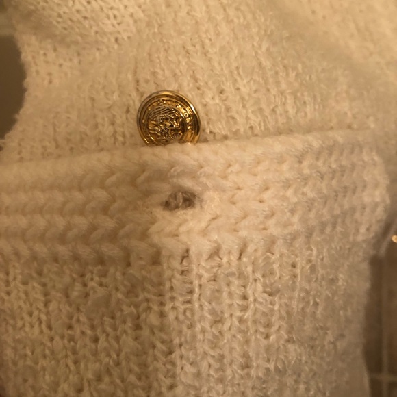 Cream Button-Up Cardigan - Picture 4 of 6